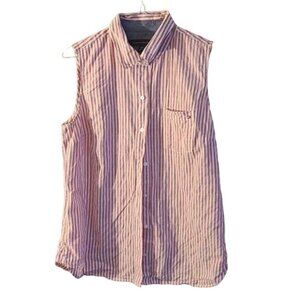Tommy Hilfiger Small Preppy Striped Sleeveless Shirt
